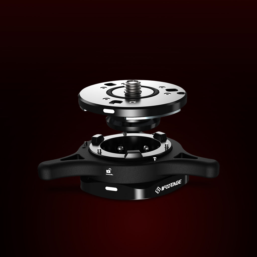 IFOOTAGE Quick Release Q38 - Arca Swiss Schnellwechselplatte Für Stativ