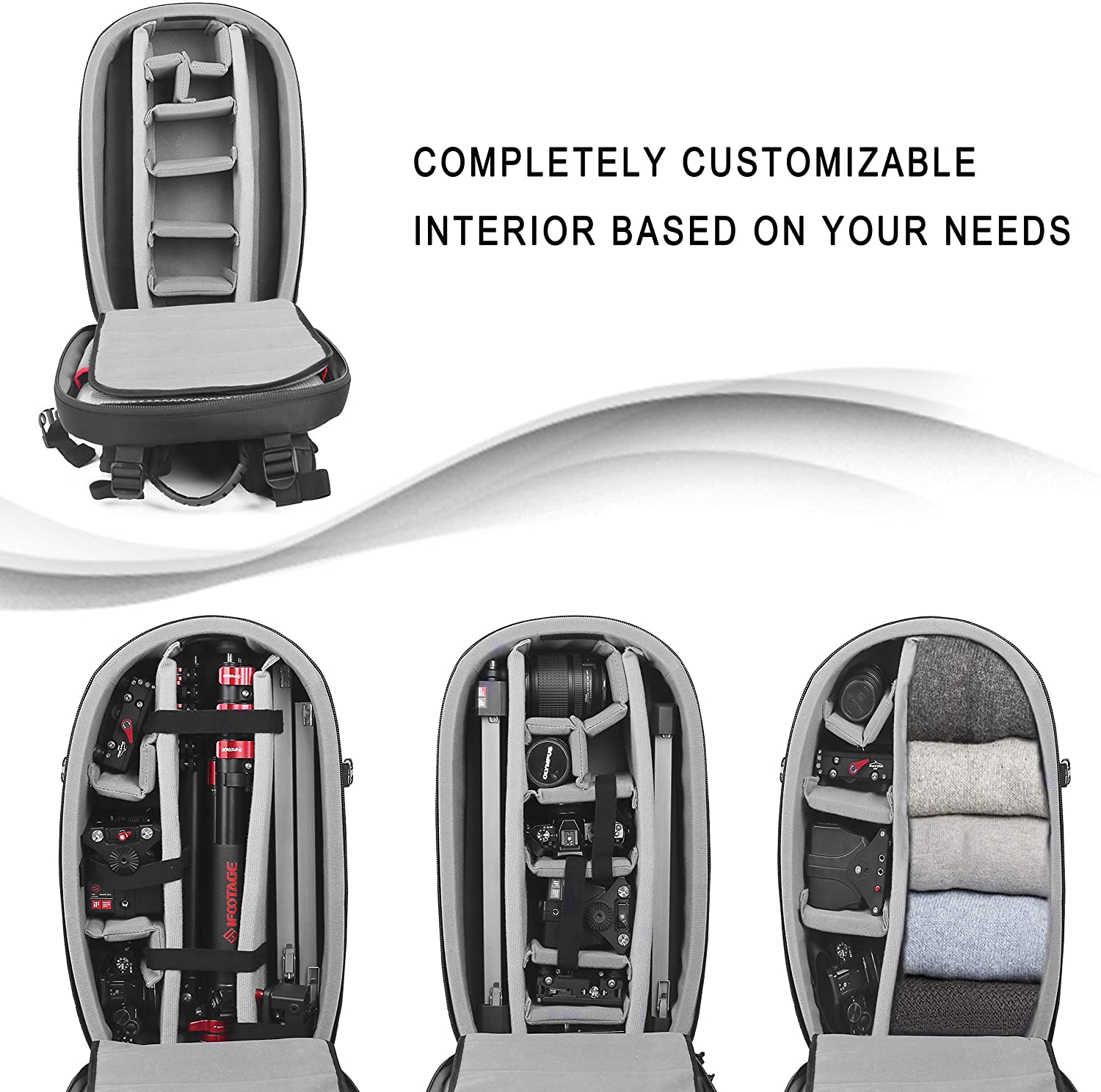 ifootage shark slider mini premium with hard shell backpack iFootage Shark Slider Mini Soft Backpack – iFootage Official EU Site